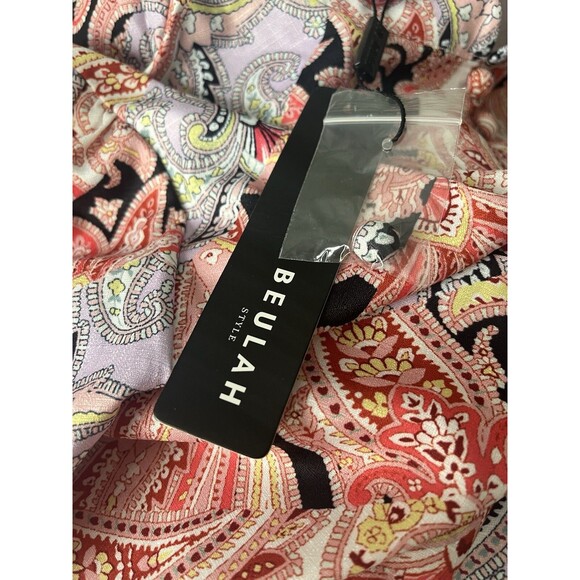 NWT! Beulah Style Women's M 2-piece Dress Multi Paisley Skirt & Top - Picture 12 of 16